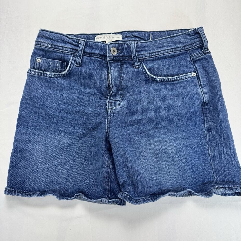 Anthropologie‎ Pilcro and the Letterpress Jean Shorts Women's See Measurements
